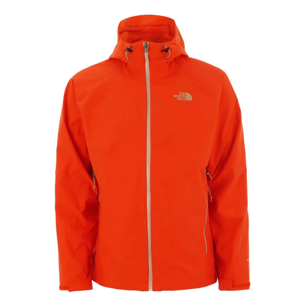 The North Face Men's Stratos Hyvent Hooded Jacket - Acrylic Orange Image 1