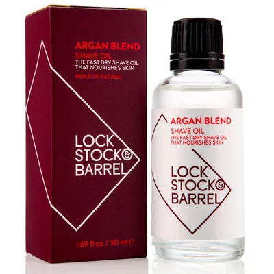 Lock Stock & Barrel Argan Blend Shave Oil 50ml