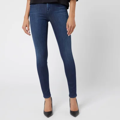 J Brand Women's 23110 Maria High Rise Blue Blend Skinny Jeans - Fix