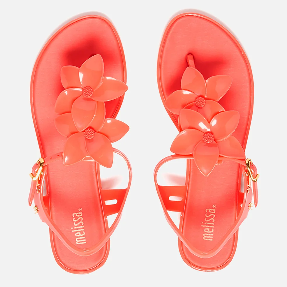 Melissa Women's Solar Hawai Sandals - Coral Pop Image 1