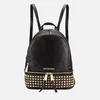 MICHAEL MICHAEL KORS Women's Rhea Zip Studded Backpack - Black - Image 1