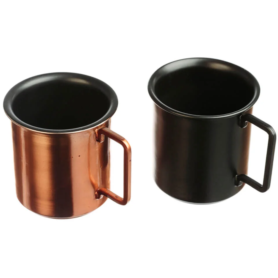 Just Slate Small Coffee Cups - Set of 2 Image 1
