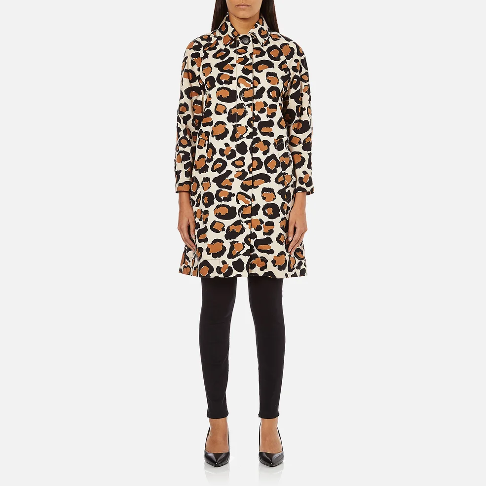 Marc by Marc Jacobs Women's Cotton Coat - Leopard Image 1