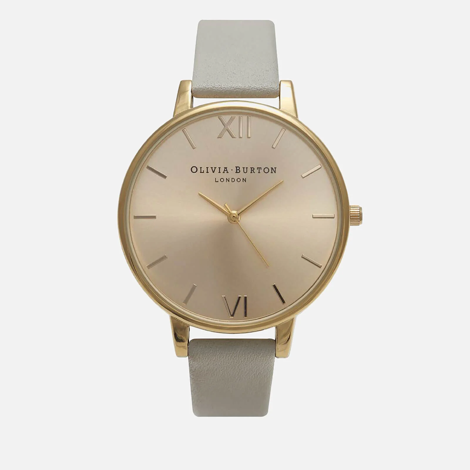 Olivia Burton Women's Big Dial Watch - Grey/Gold Image 1