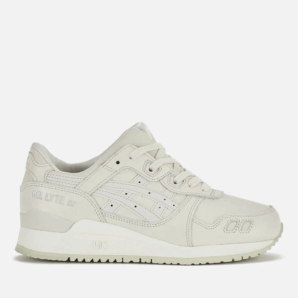 Asics Lifestyle Gel-Lyte III Trainers - Off White/Off White Image 1