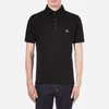 Vivienne Westwood MAN Men's Basic Pique Polo Shirt - Black - Image 1