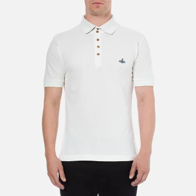 Vivienne Westwood MAN Men's Basic Pique Polo Shirt - White