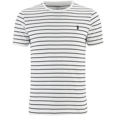 Polo Ralph Lauren Men's Striped Short Sleeve Crew Neck T-Shirt - White /Black
