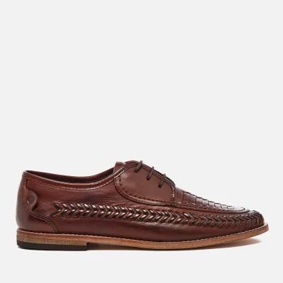 Hudson London Men's Anfa Leather Shoes - Cognac