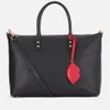 Lulu Guinness Women's Frances Medium Tote Bag with Lip Charm - Black - Image 1
