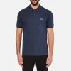 Lacoste Men's Short Sleeve Marl Polo Shirt - Dark Blue Chine - Image 1