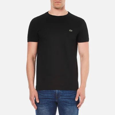 Lacoste Men's Short Sleeve Crew Neck T-Shirt - Black