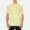 Lacoste Men's Short Sleeve Pique Polo Shirt - Yellow - Image 1