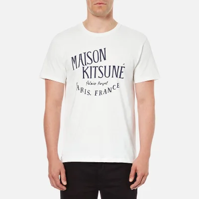 Maison Kitsuné Men's Palais Royal T-Shirt - White