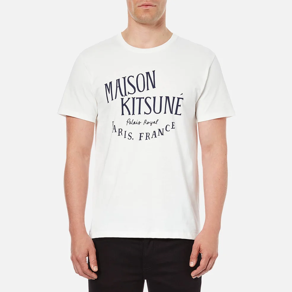 Maison Kitsuné Men's Palais Royal T-Shirt - White Image 1