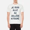 Maison Kitsuné Men's Je Suis Alle T-Shirt - White - Image 1