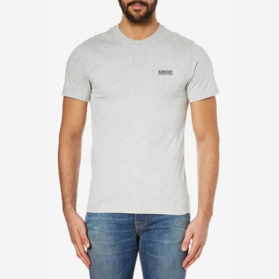 Barbour International Men's Small Logo T-Shirt - Grey Marl