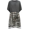 Vivenne Westwood Anglomania Women's Anarchy Stripe Georgette Baby T-Shirt Dress - Black - Image 1