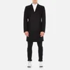 Helmut Lang Men's Shield Melton Overcoat - Black - Image 1
