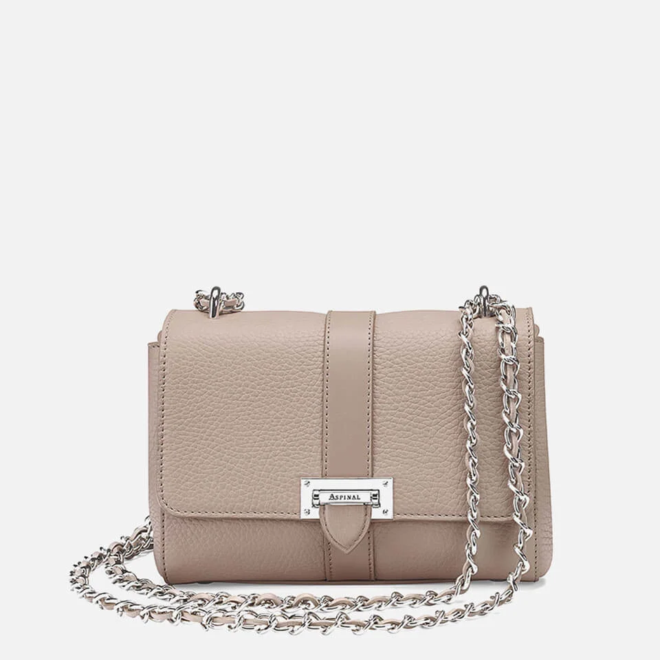 Aspinal of London Women's Lottie Small Bag - Soft Taupe Image 1