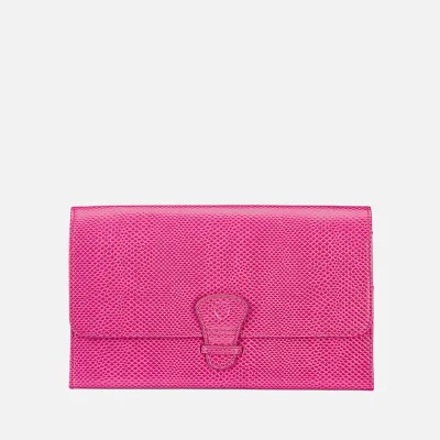 Aspinal of London Women's Classic Travel Wallet - Raspberry