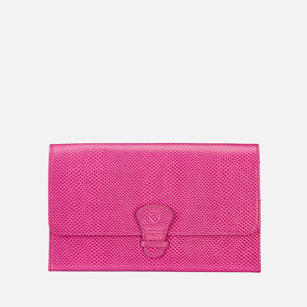 Aspinal of London Women's Classic Travel Wallet - Raspberry Image 1