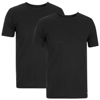 Carhartt Men's Standard Crew Neck T-Shirt (Two Pack) - Black/Black
