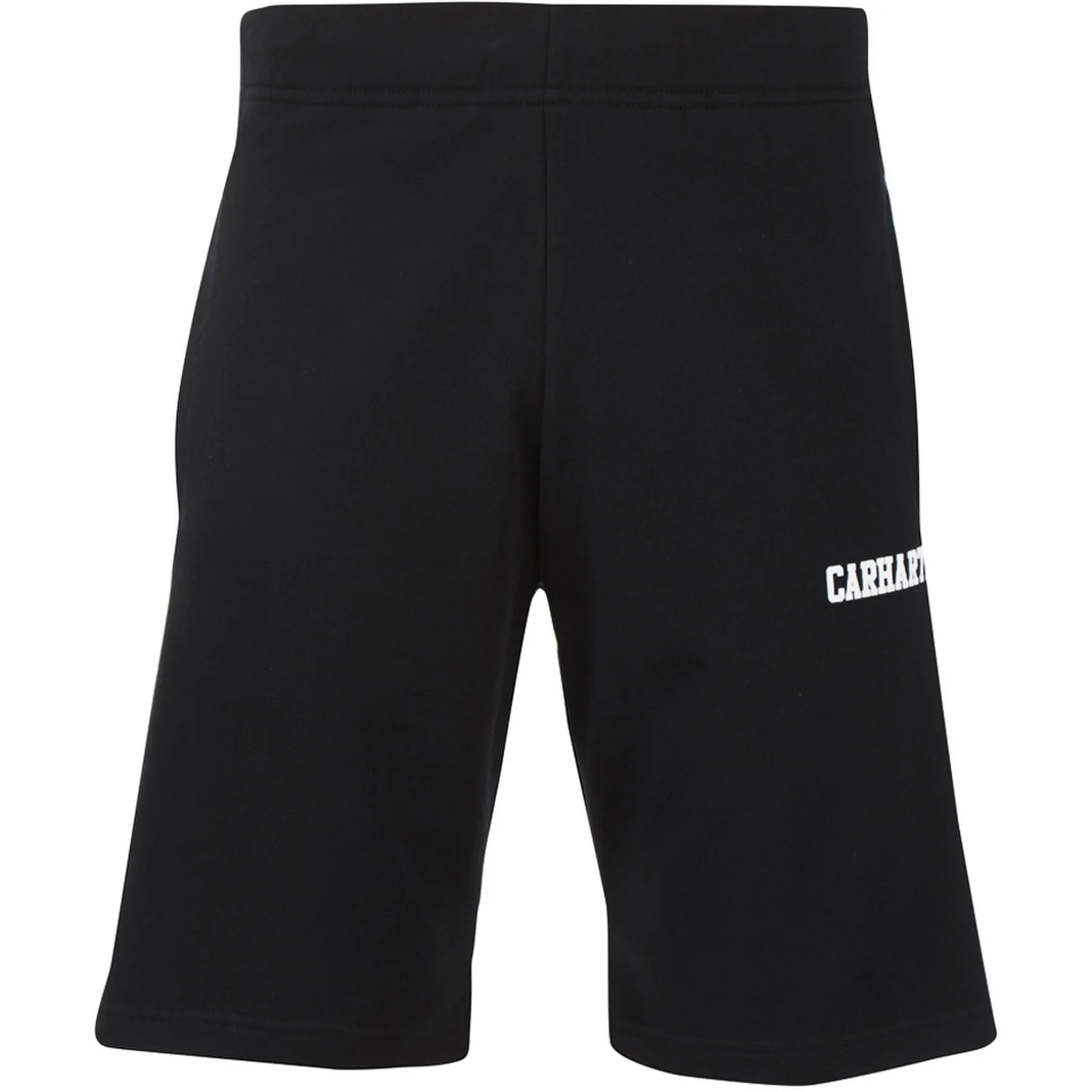 Carhartt Men's College Sweat Shorts - Black/White Image 1