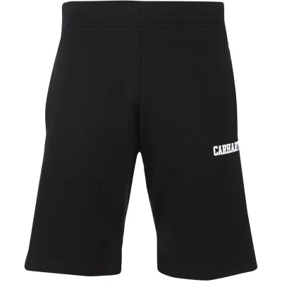 Carhartt Men's College Sweat Shorts - Black/White