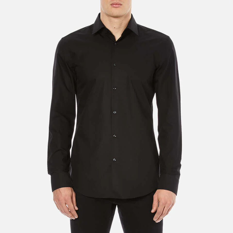 HUGO Men's C-Jenno Long Sleeve Shirt - Black Image 1