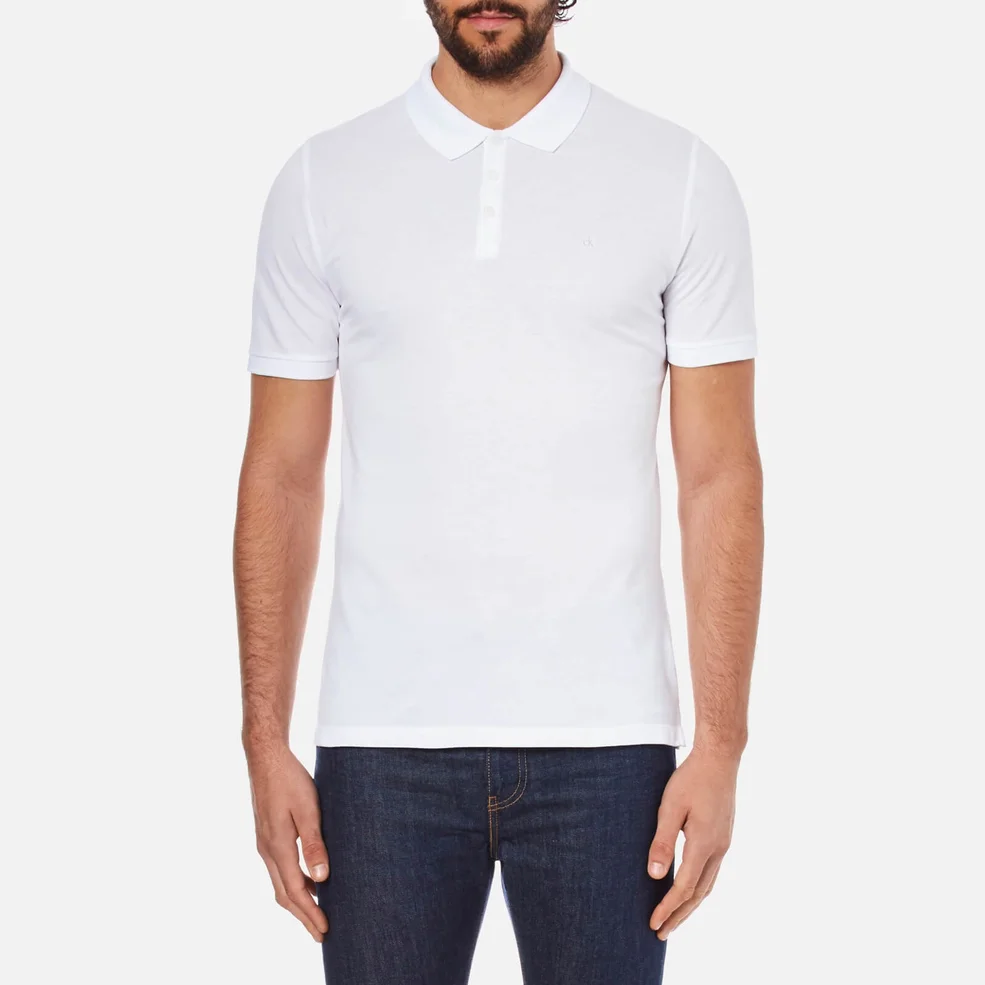 Calvin Klein Men's Paul Polo Shirt - Bright White Image 1