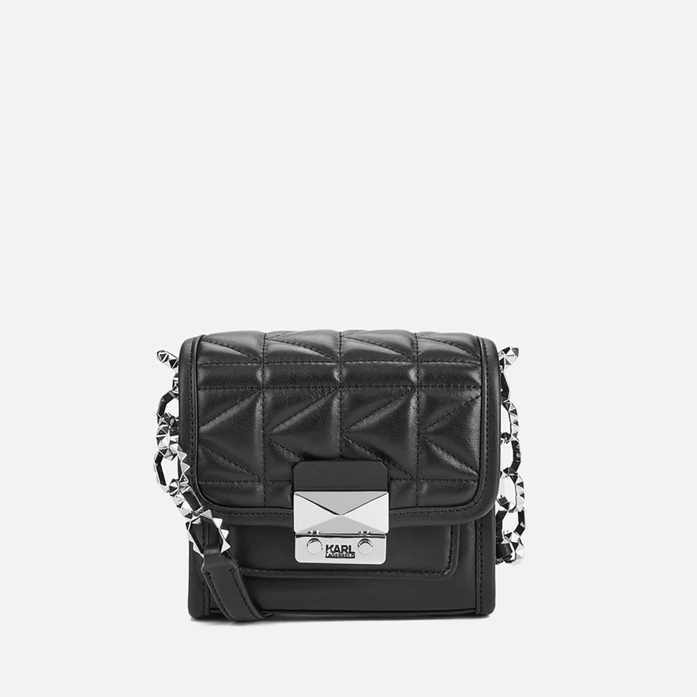 Karl Lagerfeld Women's K/Kuilted Crossbody Bag - Black Image 1