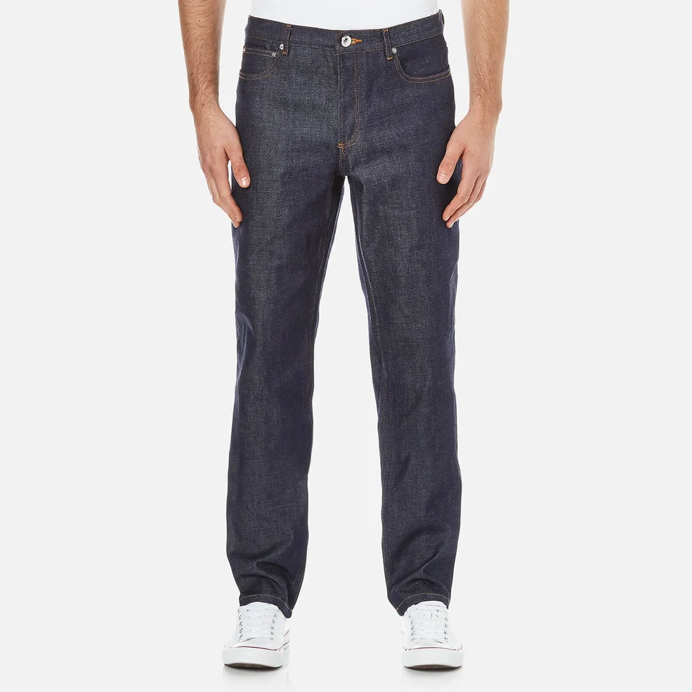 A.P.C. Men's Low Standard Jeans - Selvedge Indigo Image 1