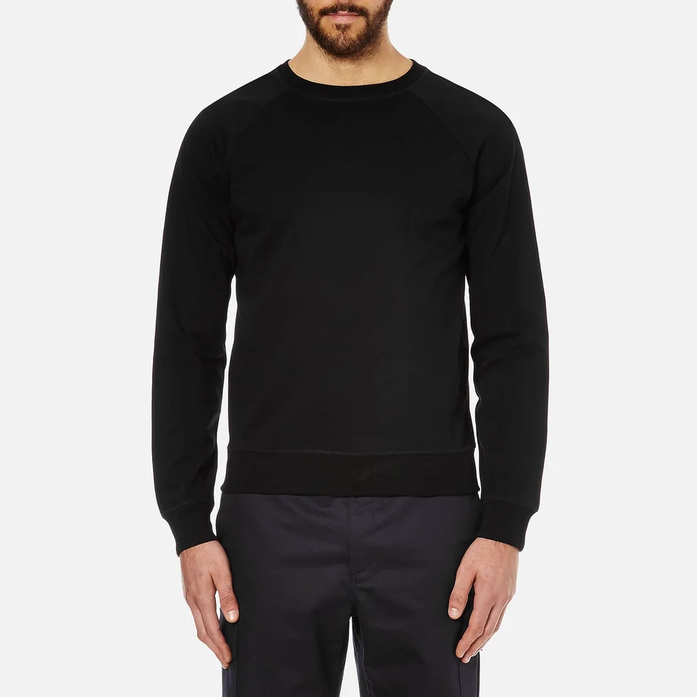 A.P.C. Men's Novak Long Sleeved Sweatshirt - Black Image 1