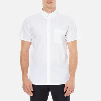 A.P.C. Men's Chemlsette Larry Short Sleeved Shirt - White