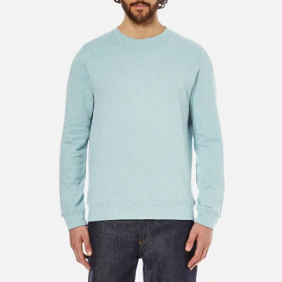 A.P.C. Men's Basique Long Sleeved Sweatshirt - Bleu Clair