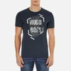 BOSS Green Men's Tee 1 Printed T-Shirt - Navy - Image 1