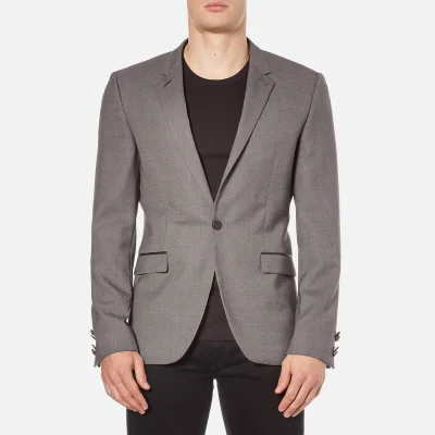 HUGO Men's Arenz Single Button Blazer - Grey
