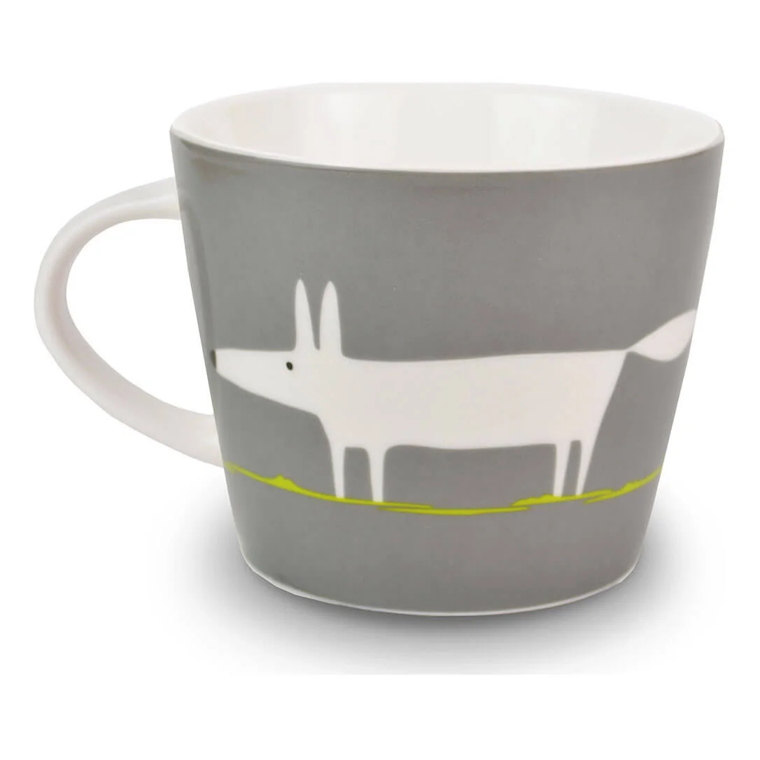 Scion Mr Fox Mug - Charcoal/Lime Image 1