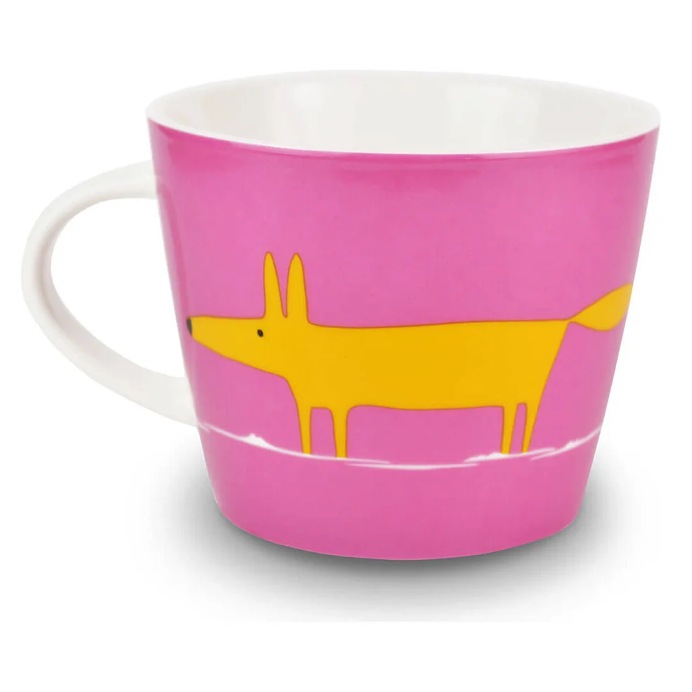 Scion Mr Fox Mug - Pink/Orange Image 1