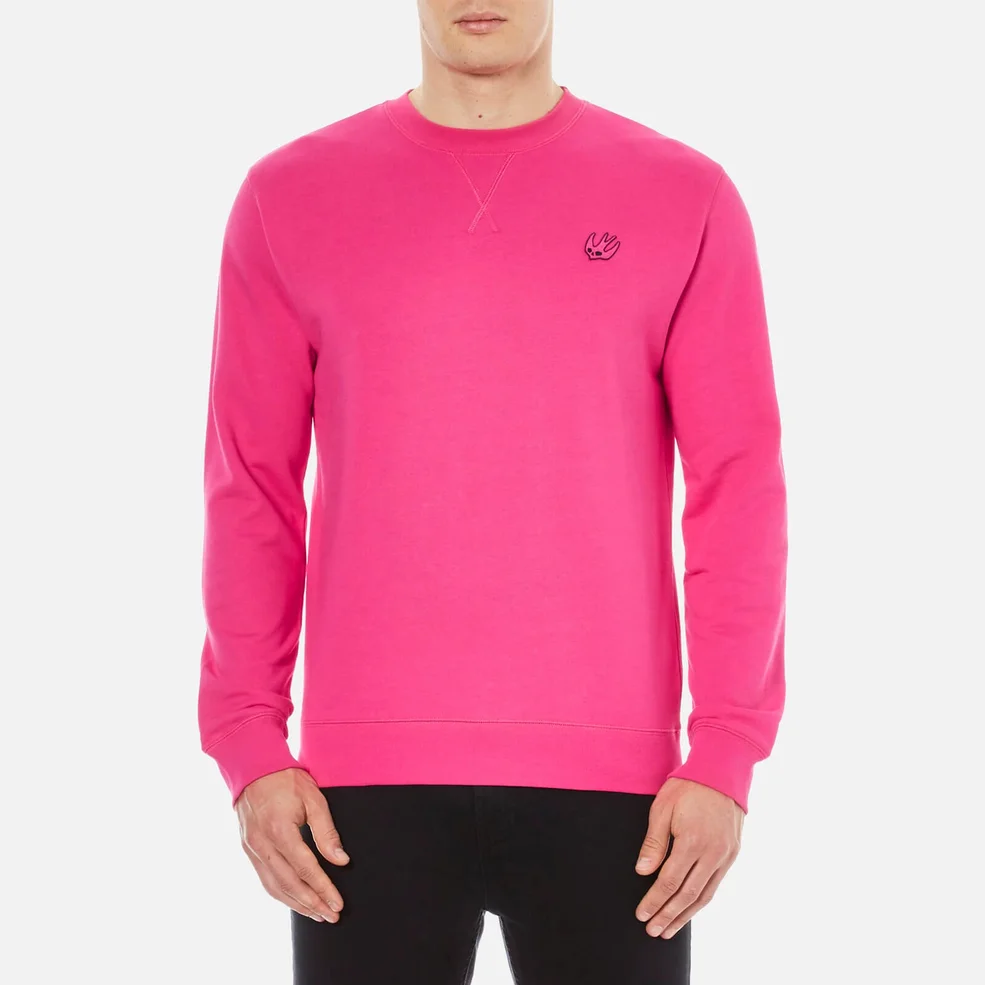 McQ Alexander McQueen Men's Coverlock Crew Sweatshirt - Iconic Pink Image 1