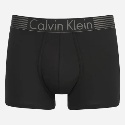 Calvin Klein Men's Iron Strength Cotton Trunk Boxers - Black