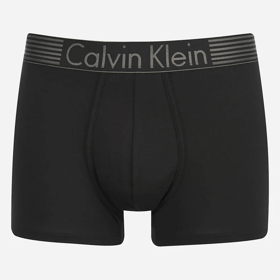 Calvin Klein Men's Iron Strength Cotton Trunk Boxers - Black Image 1