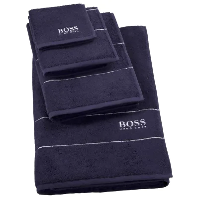 Hugo BOSS Plain Towel Range - Navy