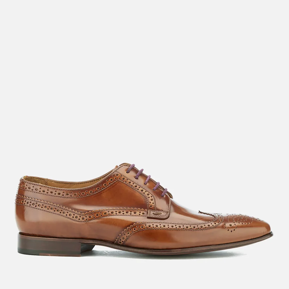 PS by Paul Smith Men's Aldrich High Shine Leather Brogues - Tan Hobar Image 1