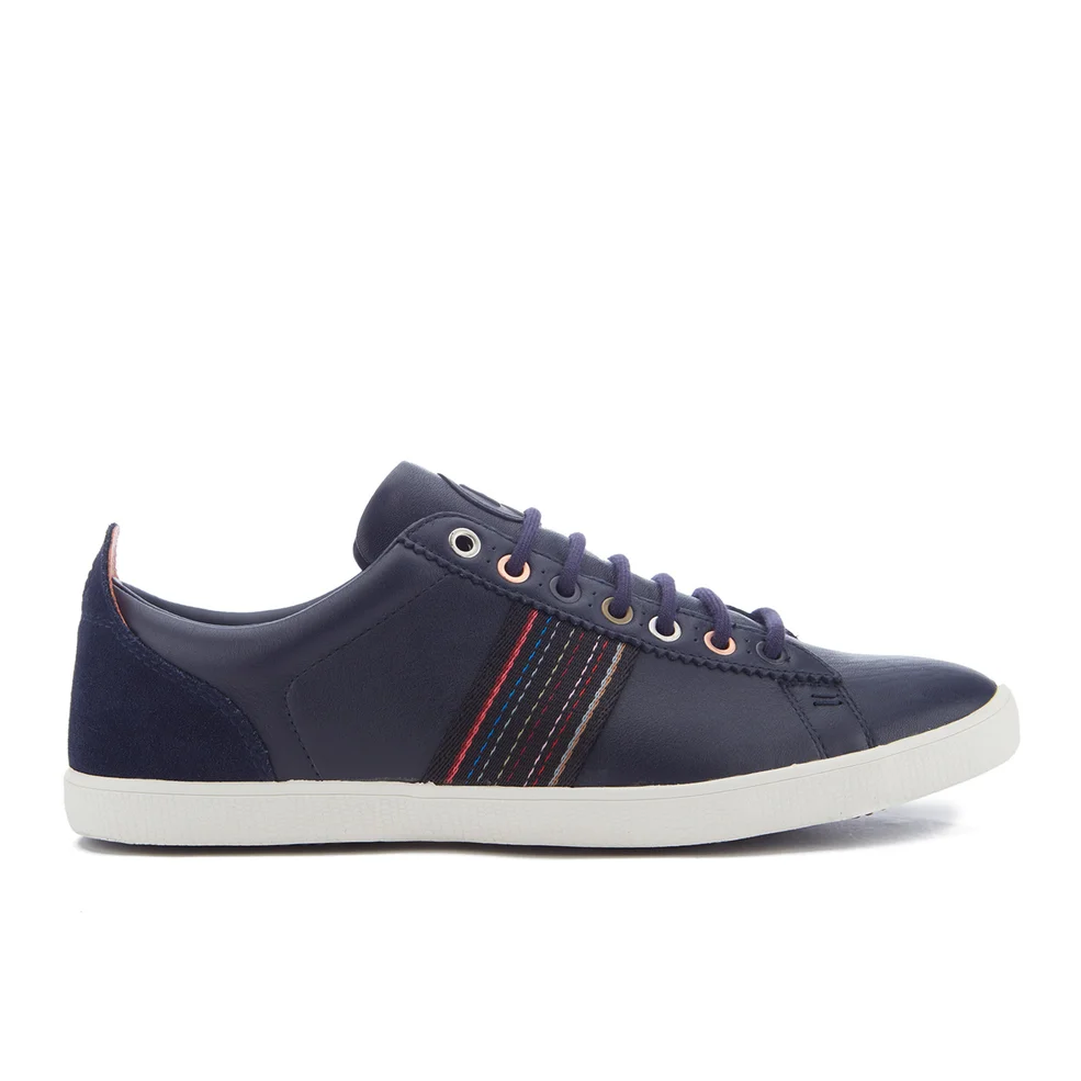 PS by Paul Smith Men's Osmo Leather Low Top Trainers - Galaxy Mono Lux Image 1