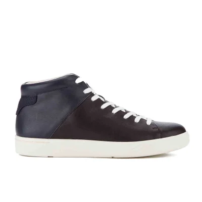 PS by Paul Smith Men's Akira Leather Hi-Top Trainers - Black/Galaxy Mono Lux