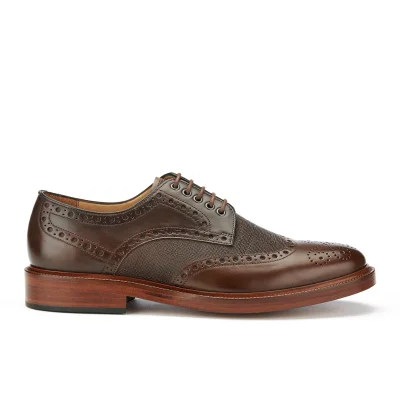PS by Paul Smith Men's Xander Leather Brogues - Dark Tan