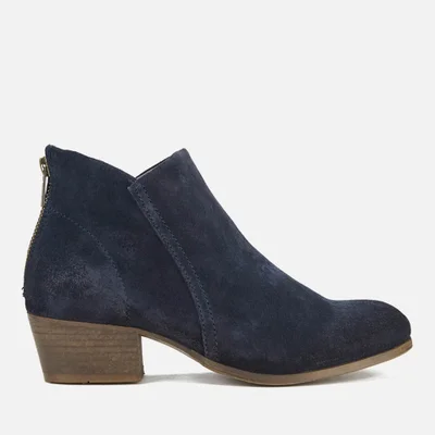 Hudson London Women's Apisi Suede Heeled Ankle Boots - Navy