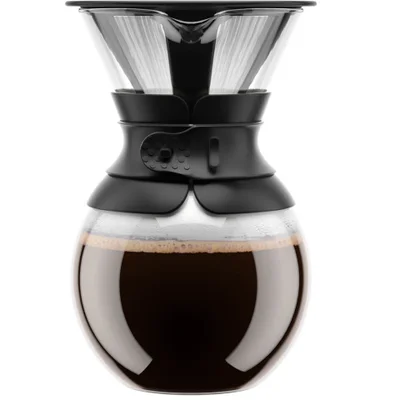 Bodum Pour Over 8 Cup Coffee Maker - Black